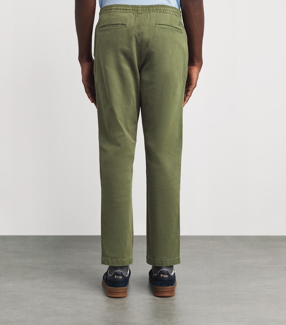 Stretch-Cotton Twill Prepster Trousers OLIVE Image 4