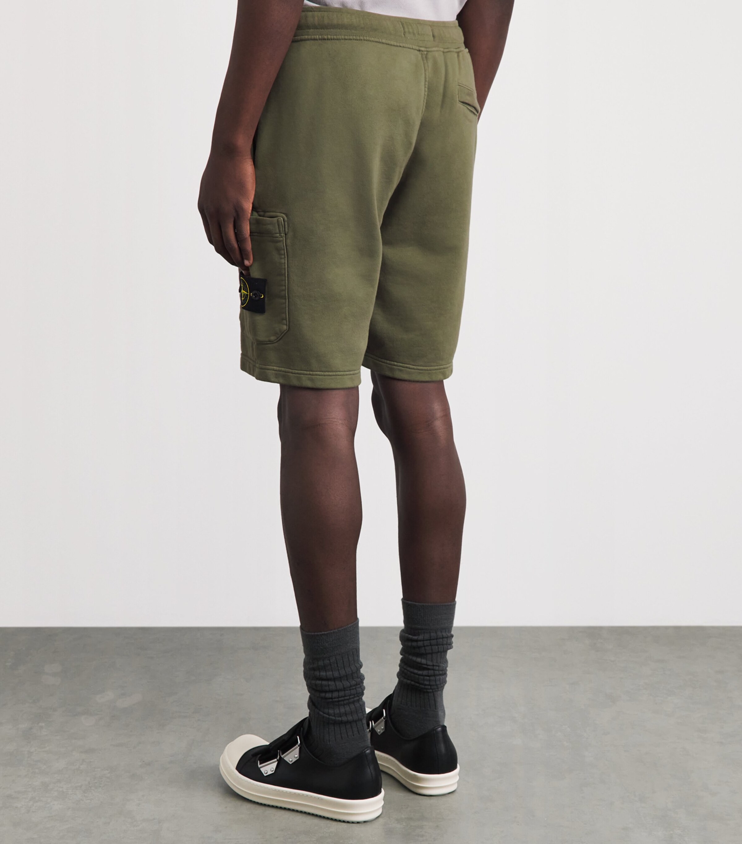 Stone Island Mens Organic Cotton Sweat Shorts Image 5