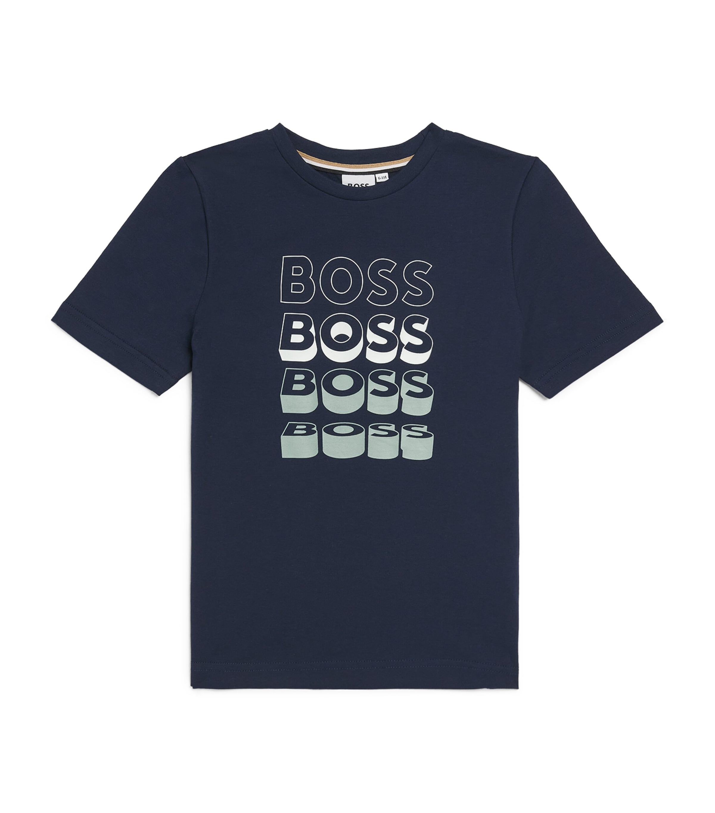 Cotton Logo T-Shirt (4-16 Years) 849NAVY Image 1