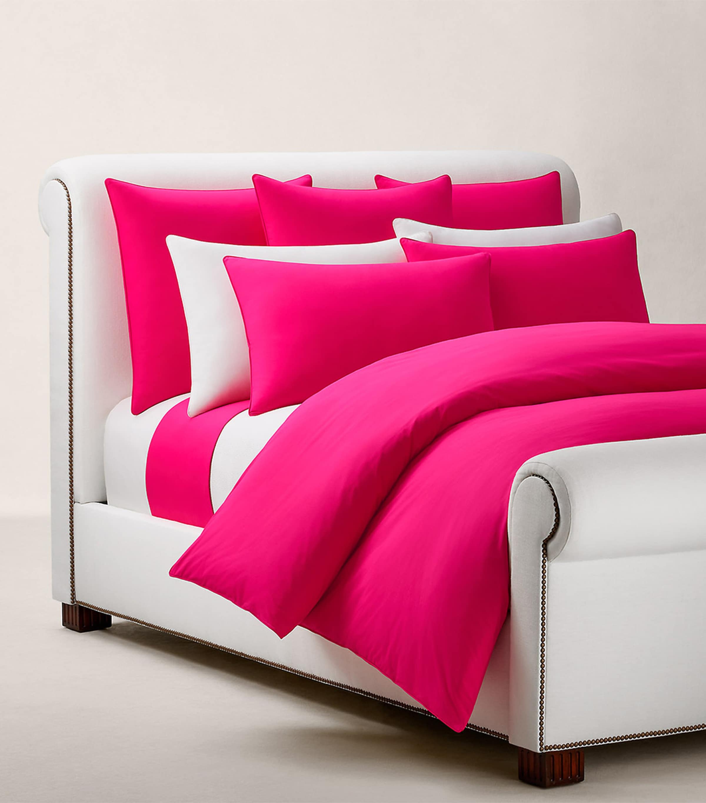 Ralph Lauren Home Cotton Polo Player Duvet Cover (140cm x 200cm) Pinksky Image 5