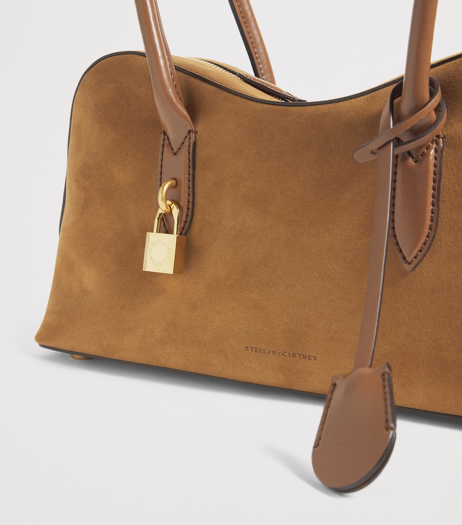 Vegan Suede Ryder Shoulder Bag 5742 BRANDY Image 6