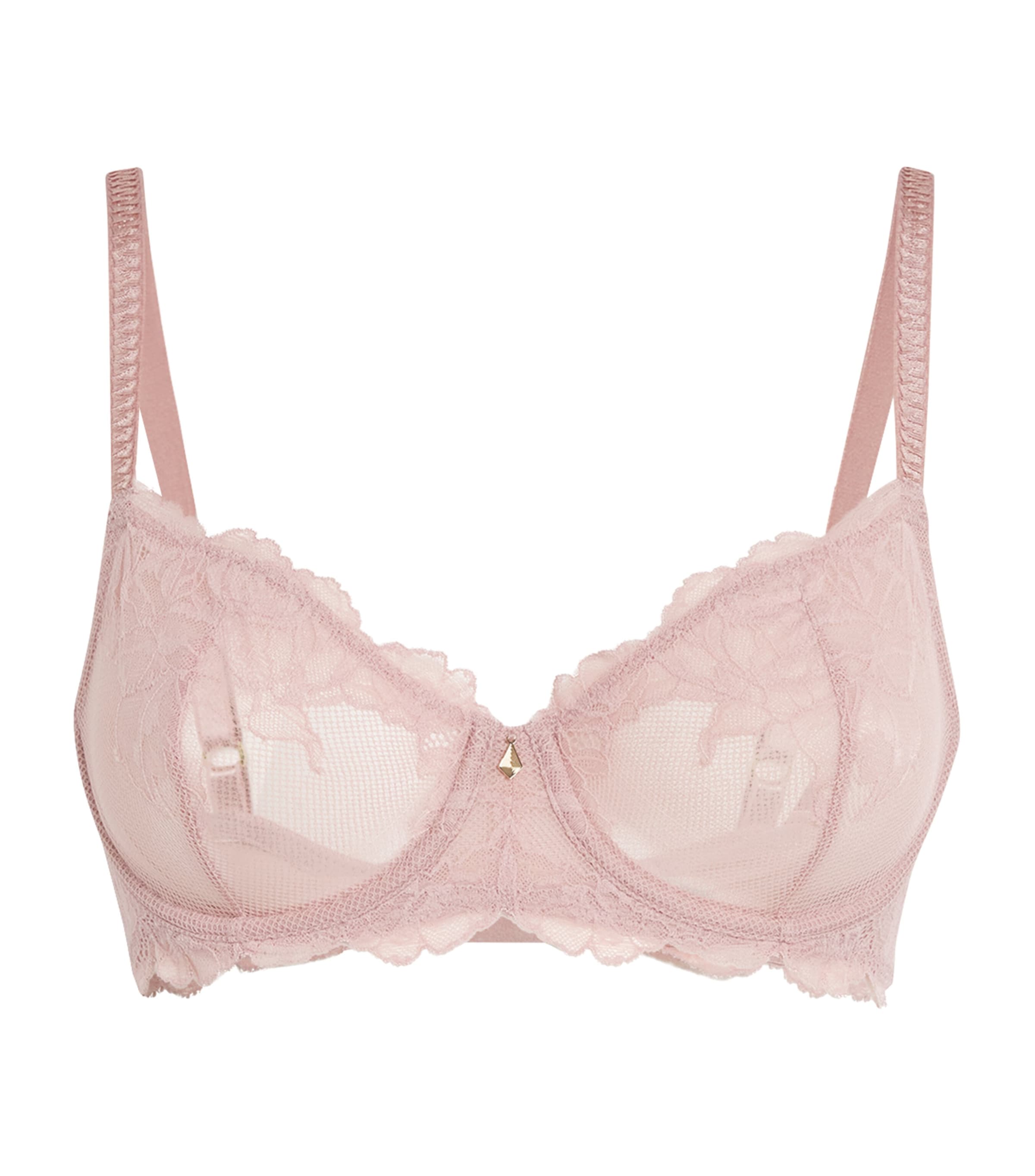 Wacoal Lace Vivid Attraction Underwired Bra In Pink