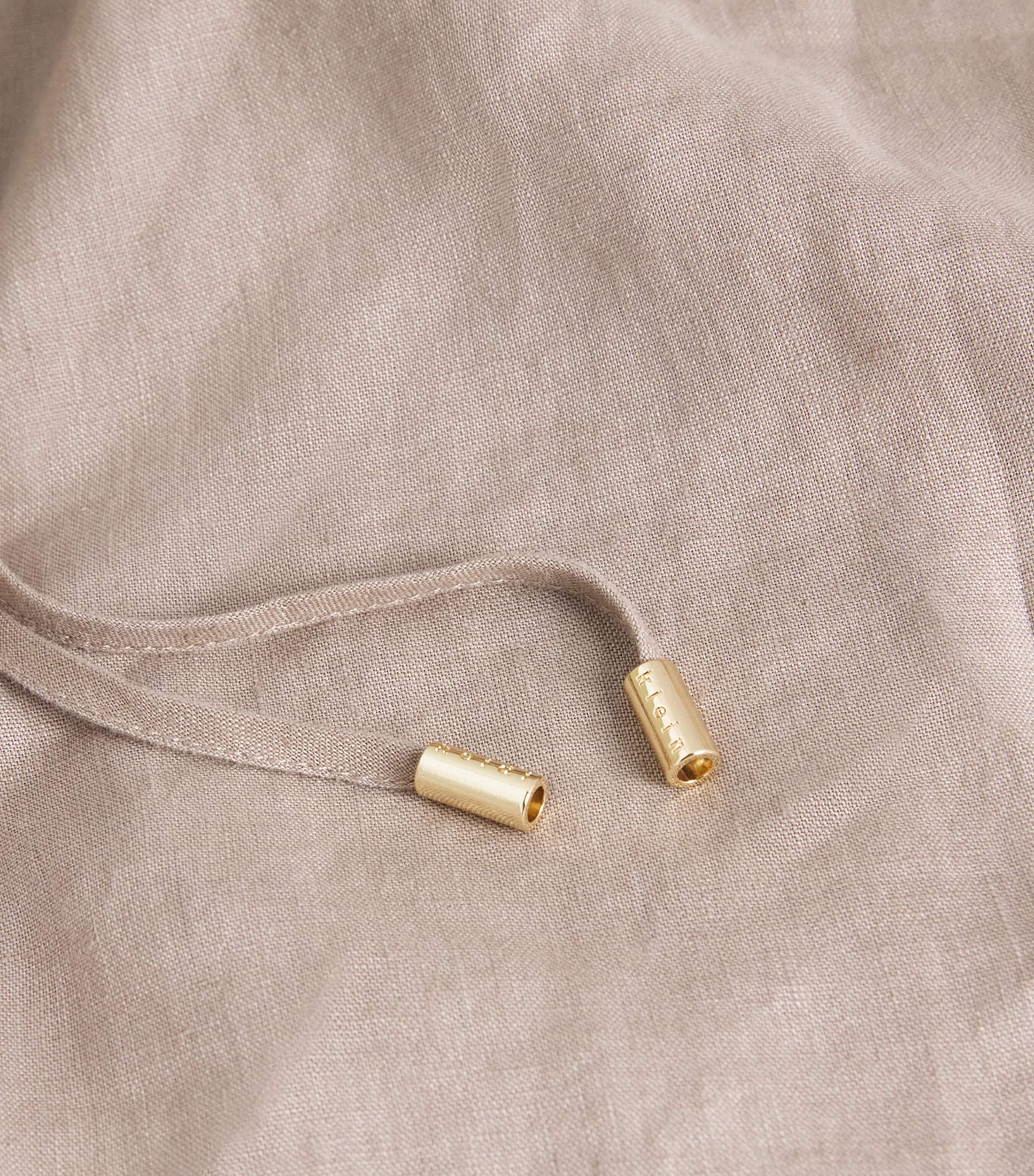 Linen Drawstring Zakynthos Shorts TAU-TAU/LINEN Image 6