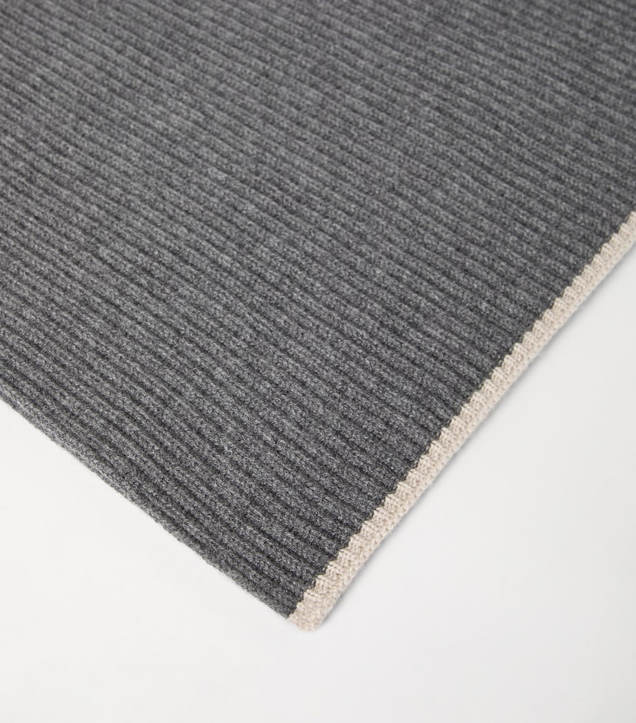 Cashmere English Rib Monili Scarf CGF16 Image 4