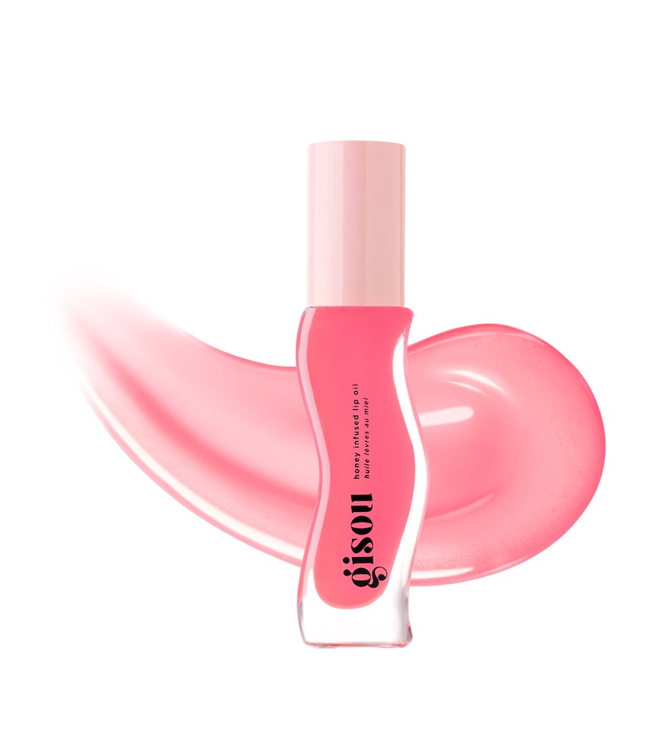 Honey Infused Lip Oil (8ml) RASPBERRY SWIRL Image 1