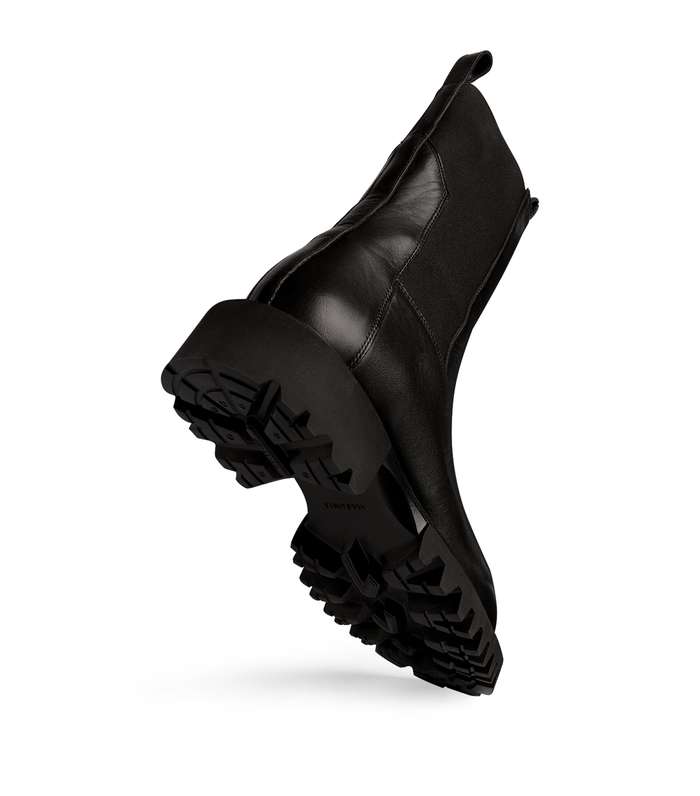 AllSaints Leather Hallie Boots Black Image 6
