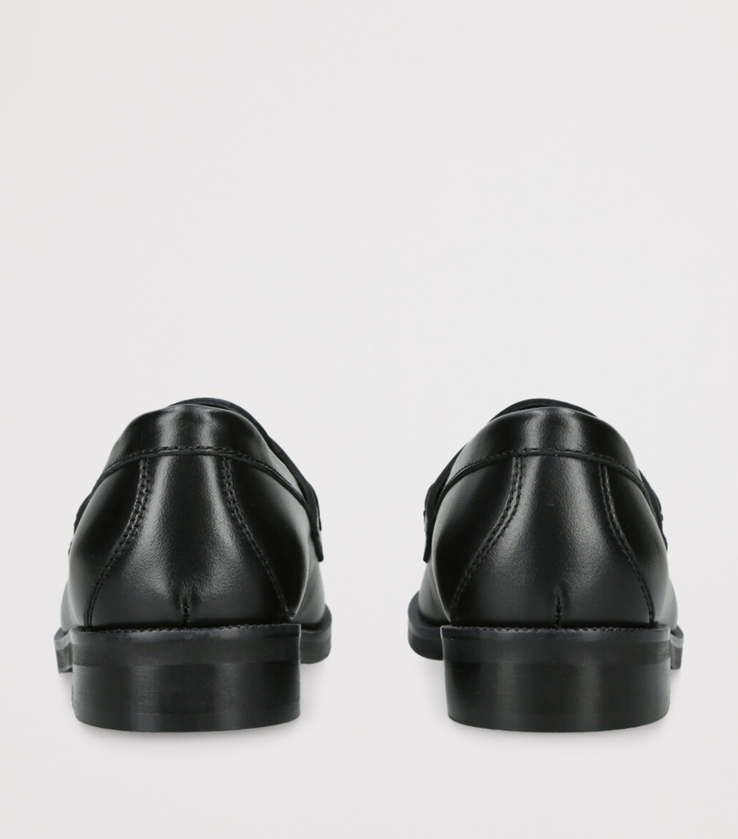 Leather Embossed DG Loafers BLACK Image 2