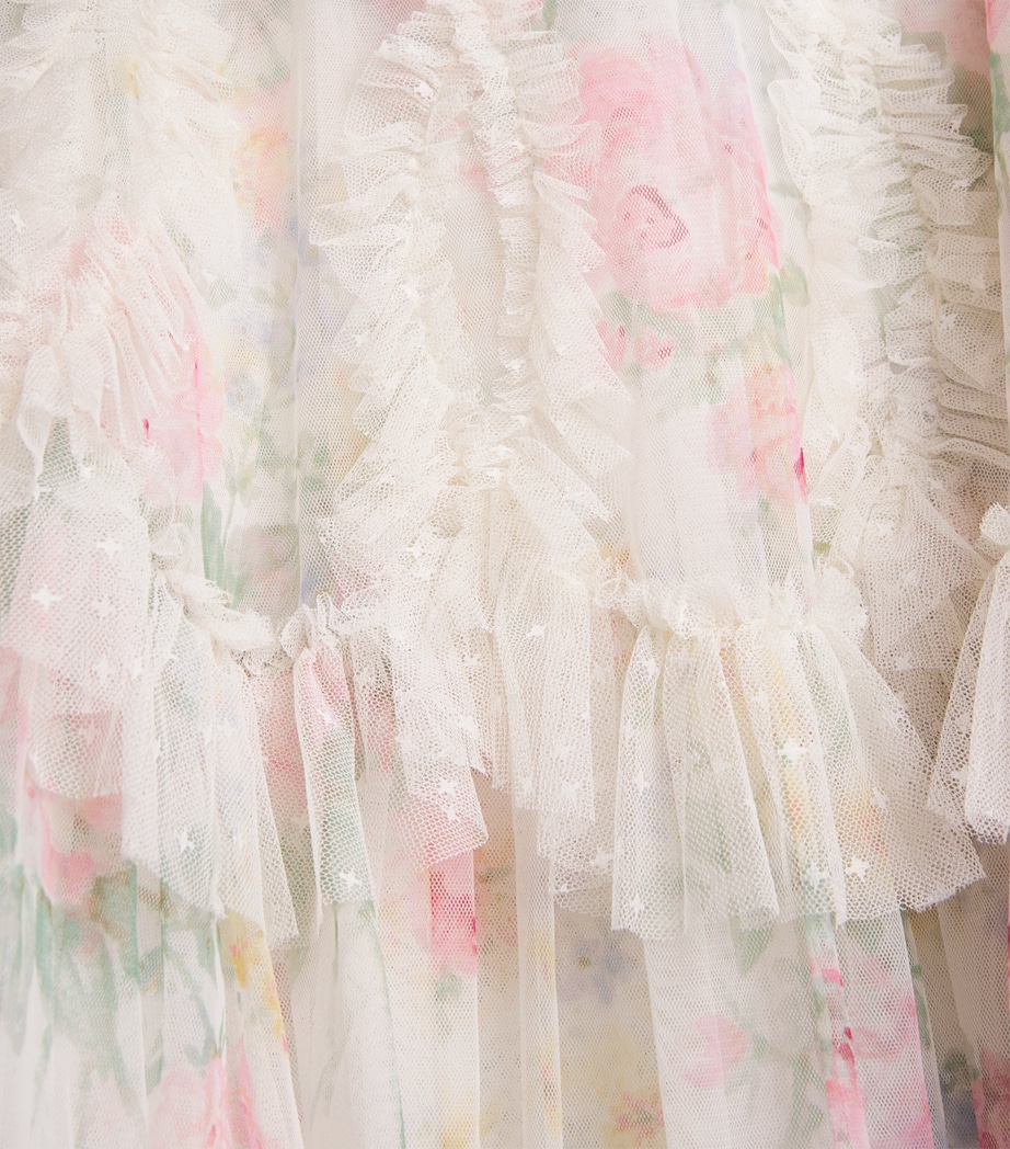 Tulle Pompadour Garden Rosella Dress (3-12 Years) MOO MOONSHINE Image 3