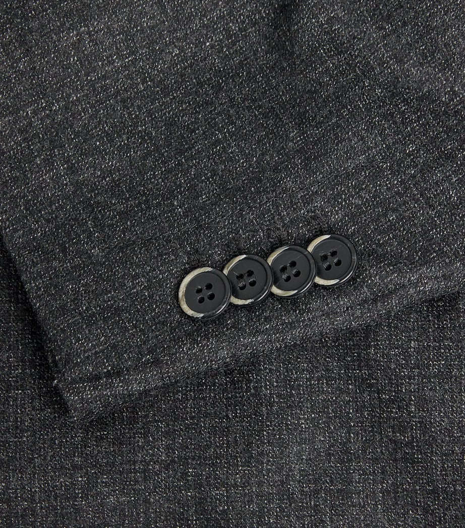 Wool Double-Breasted Blazer ANTRACITE 560 Image 5