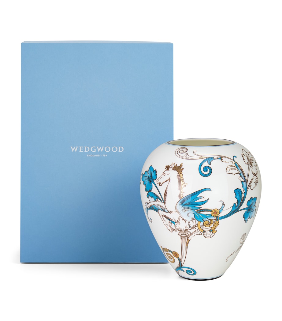 Wedgwood Florentine Turquoise Vase (18cm) Image 4
