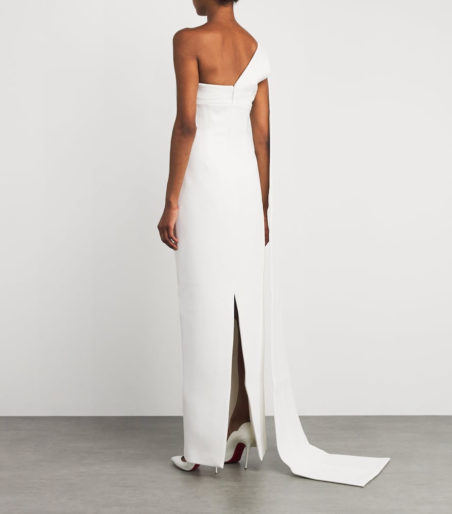One-Shoulder Clara Gown IVORY Image 3