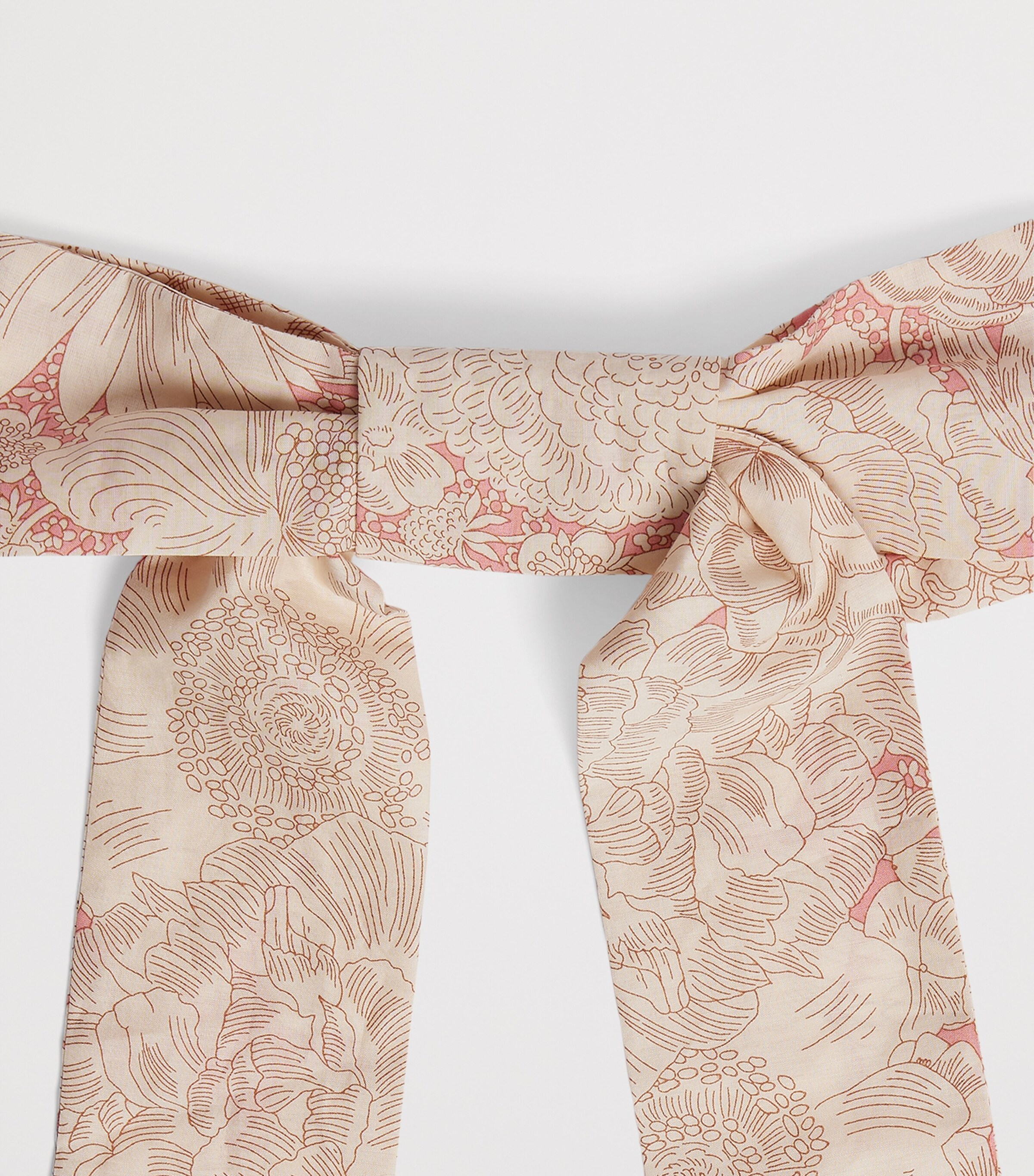 Bonpoint Organic Cotton Domina Hair Clip Fl Rose Moyen Image 3
