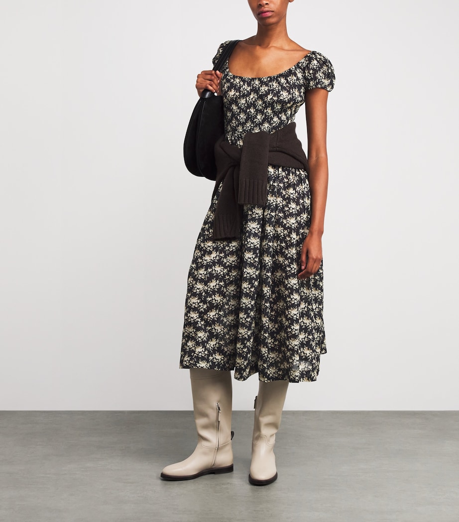 Organic Cotton Quinley Midi Dress NIOR ROSIER FLORAL Image 2