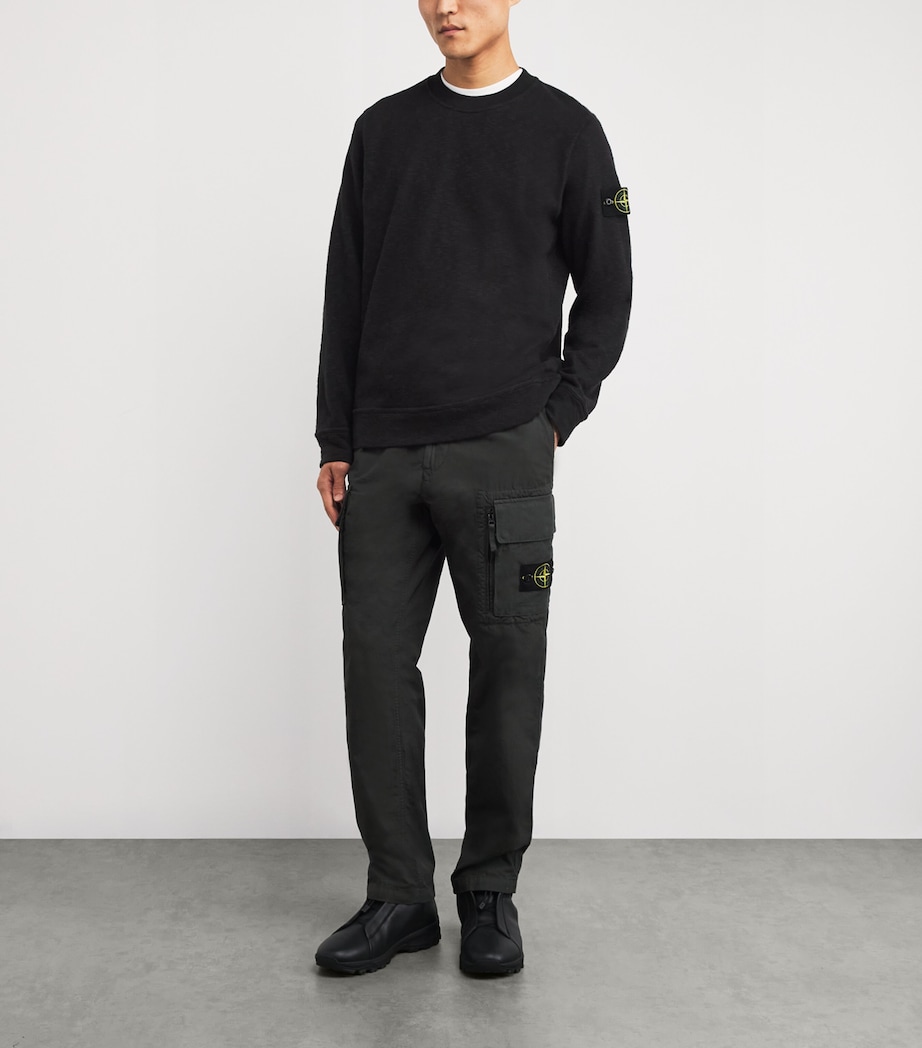 Cotton Compass Logo Sweatshirt V0029 Image 2