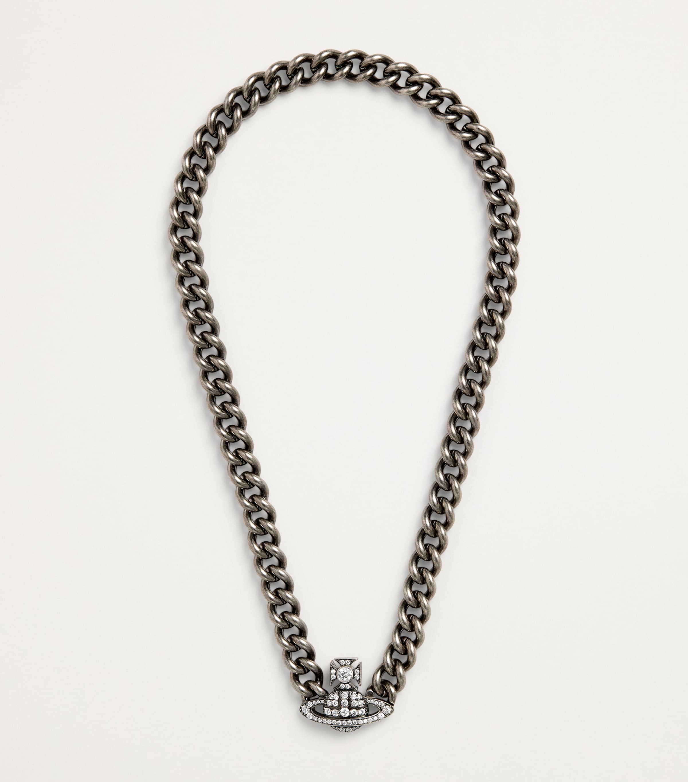 Vivienne Westwood Graziella Choker Necklace Oxi Silver Image 3