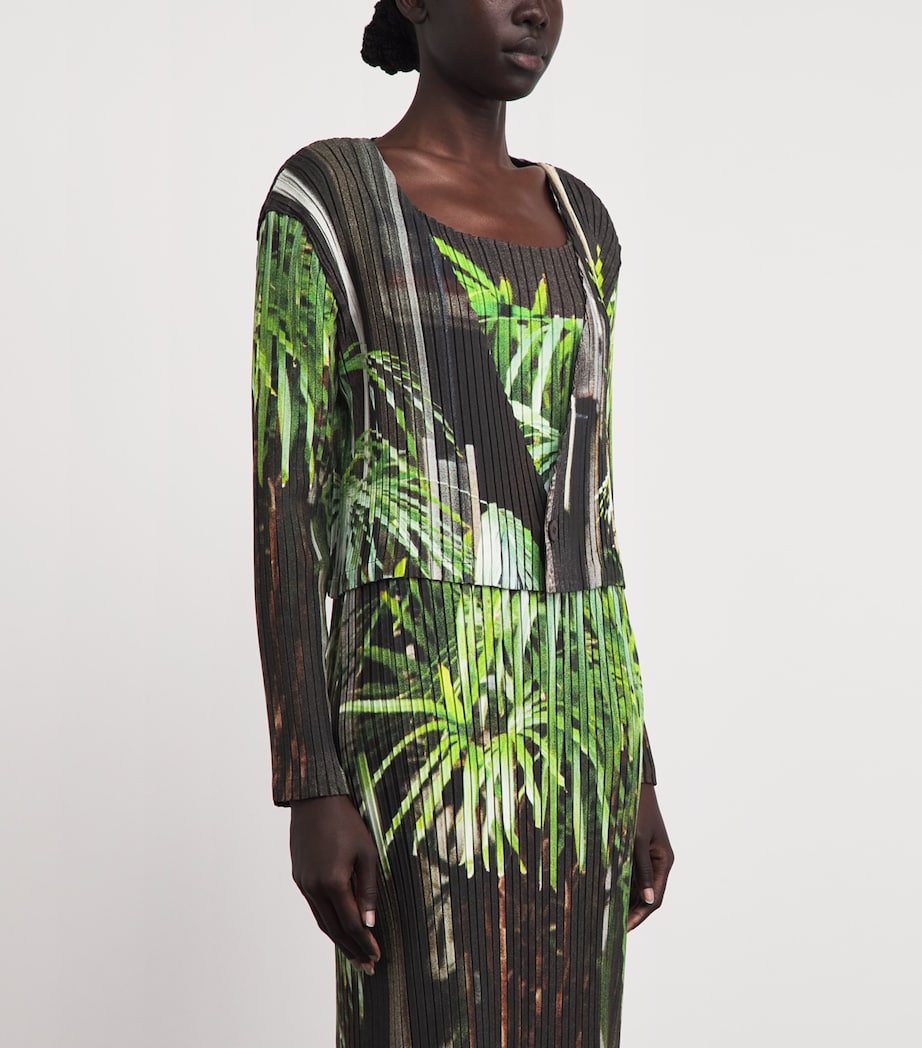 Issey Miyake Womens Urban Jungle Pleats Midi Dress Black Hued Image 4