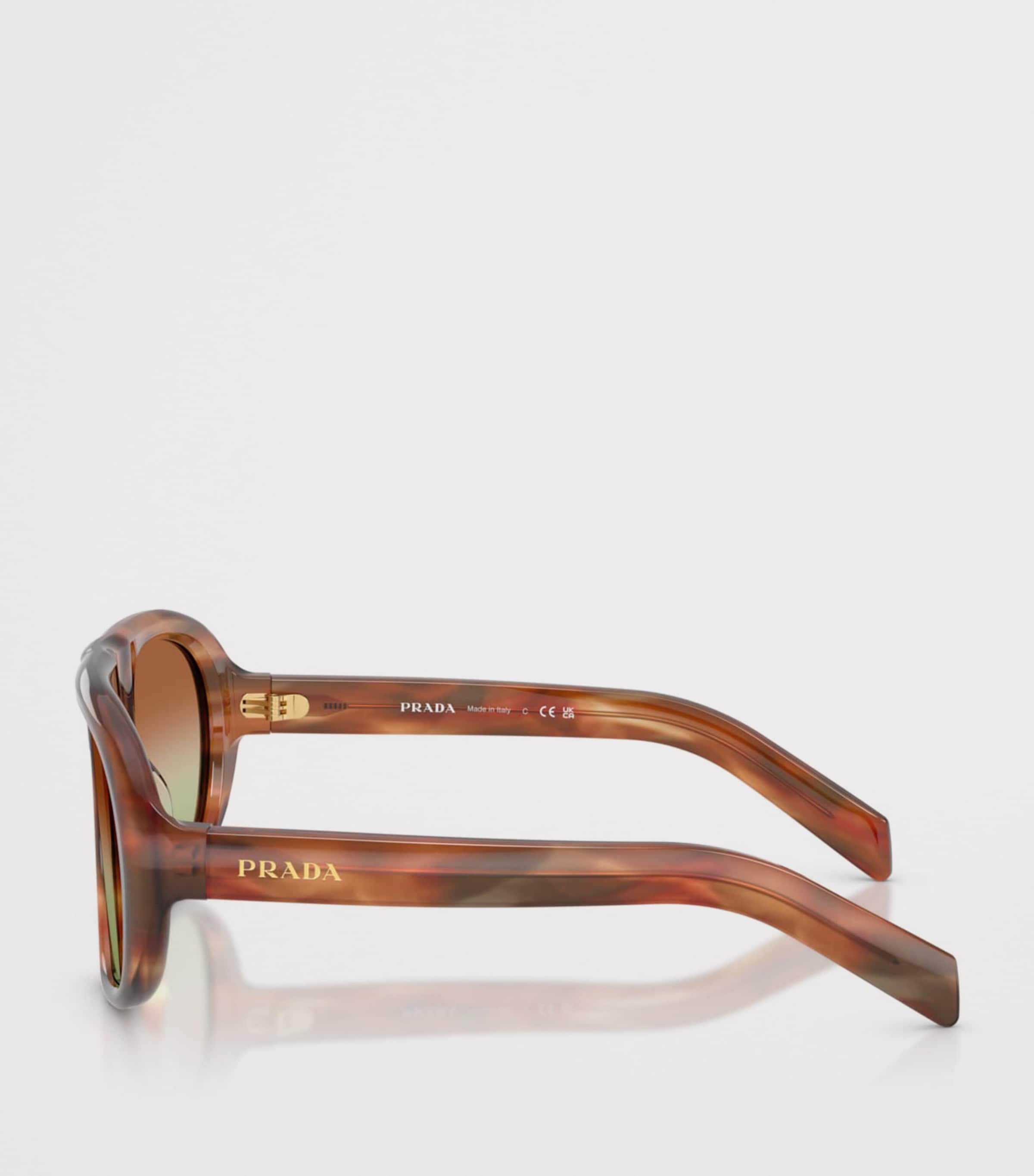 Acetate PR C05S Irregular Sunglasses 24G70T Image 3