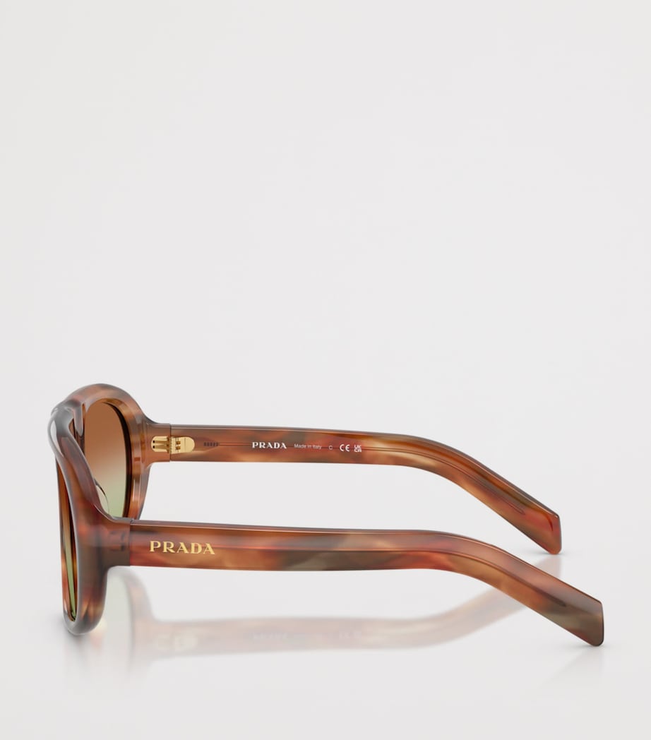 Acetate PR C05S Irregular Sunglasses 24G70T Image 3