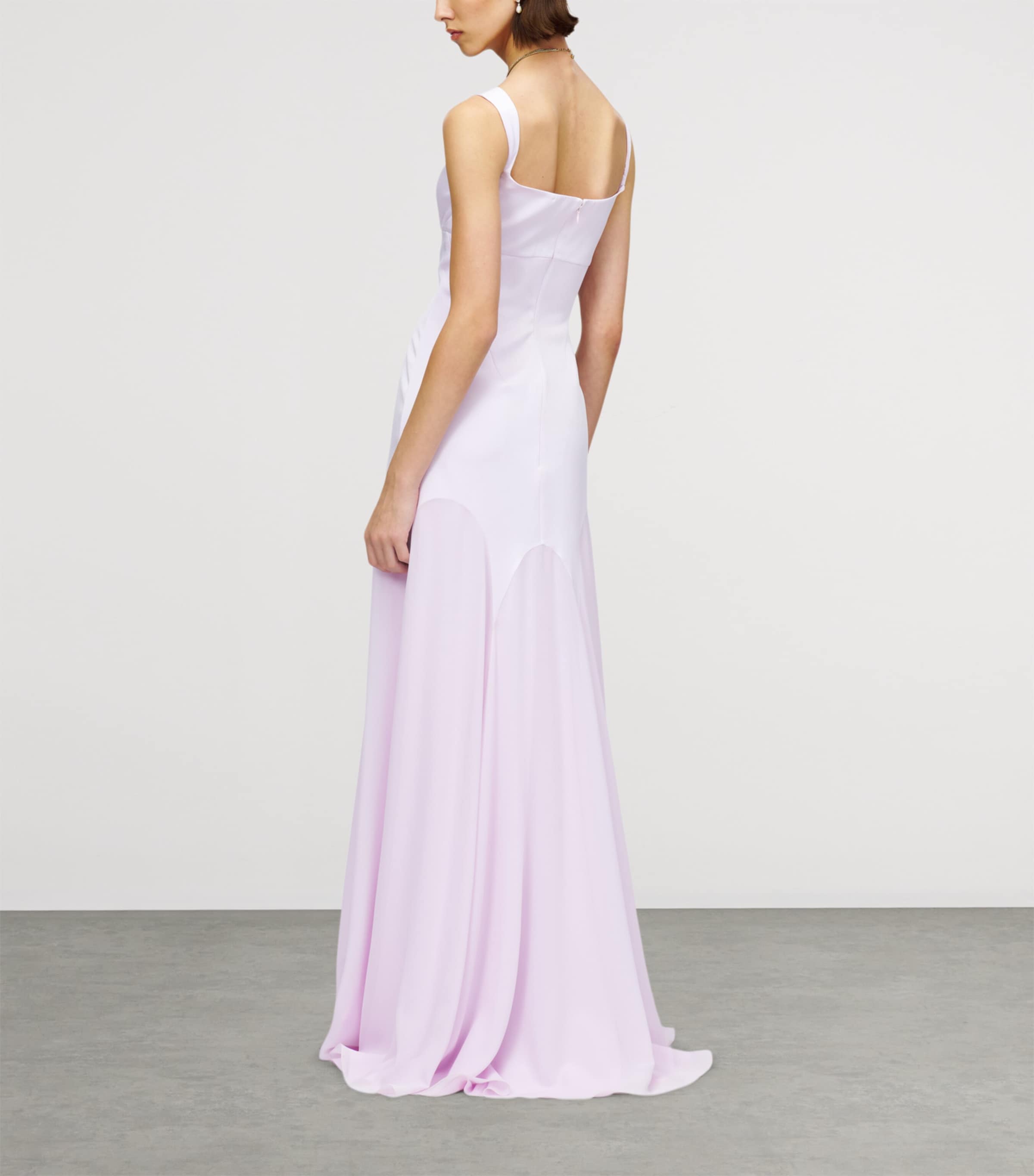 Satin Maxi Dress 5147 Image 4