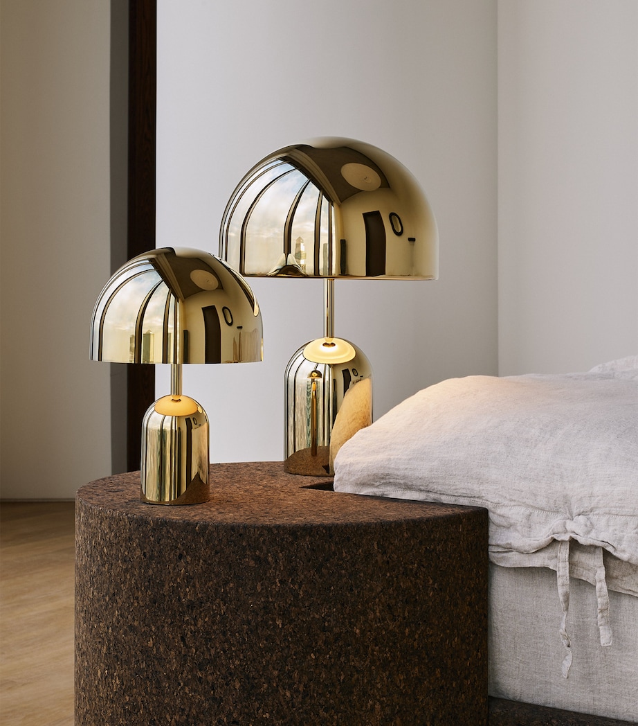 Portable Bell Table Lamp GOLD Image 3