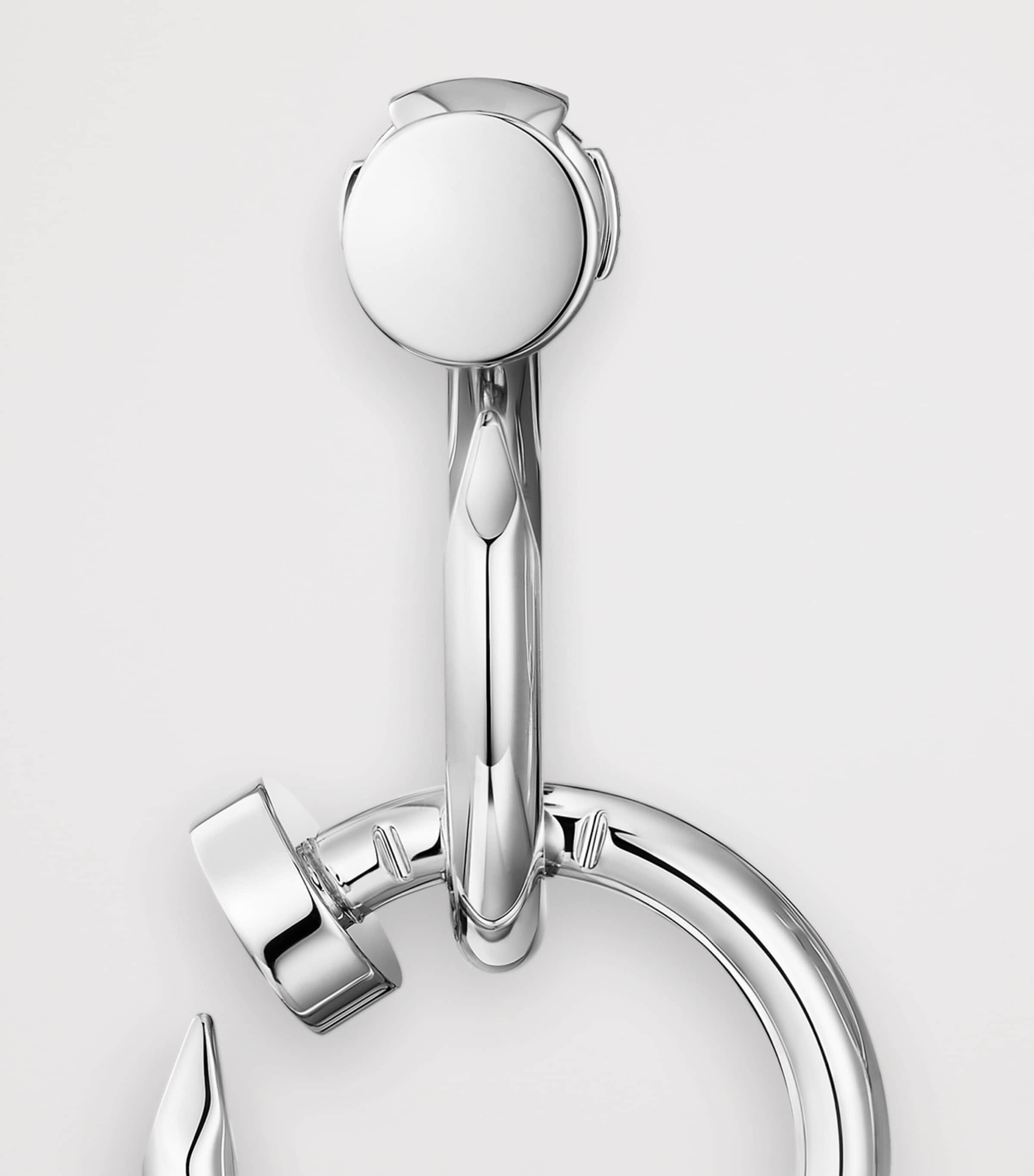 White Gold Juste un Clou Earrings WHITE GOLD Image 2