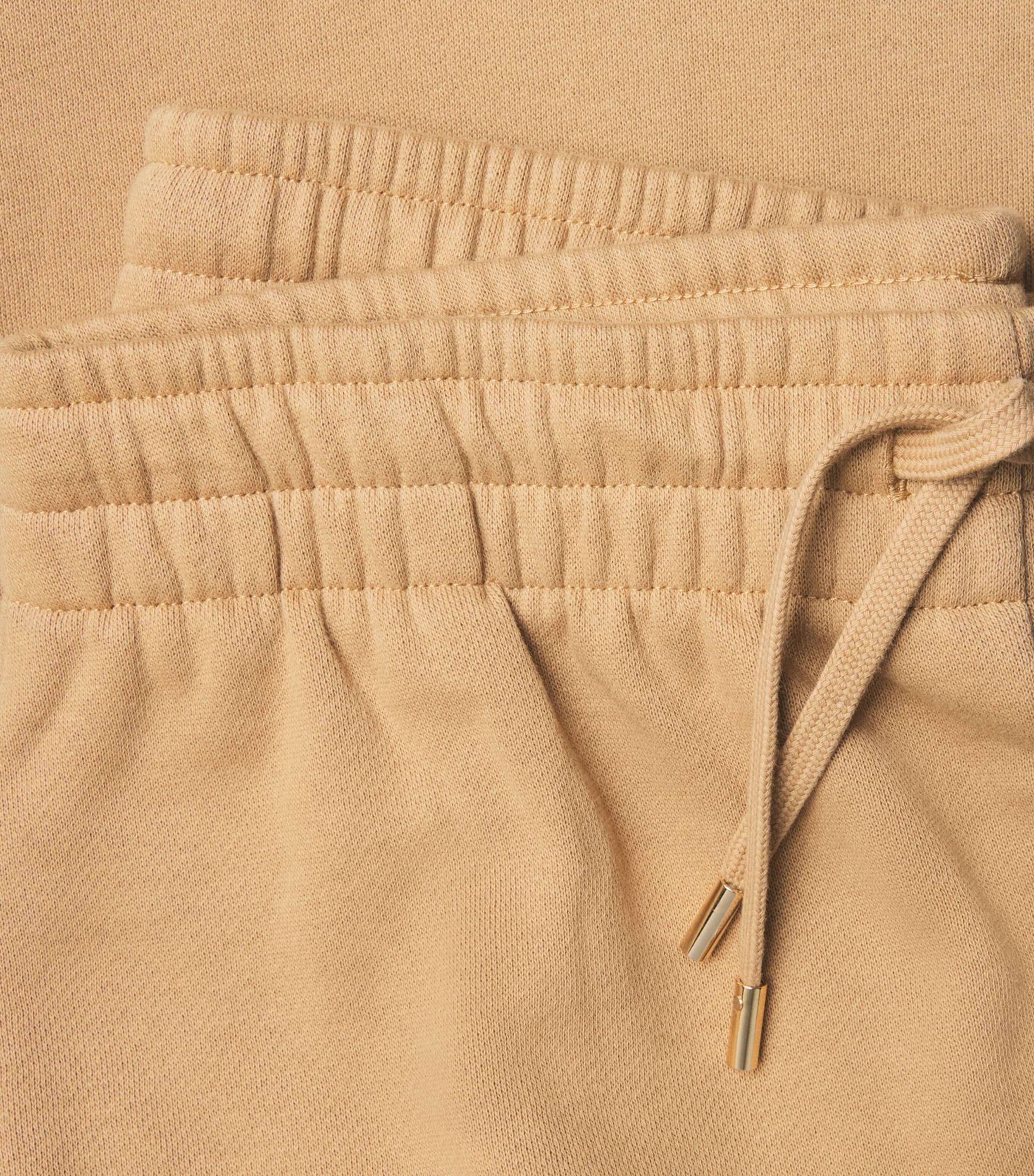 Harrods Womens Cotton Jersey Wide-Leg Sweatpants Camel Image 6