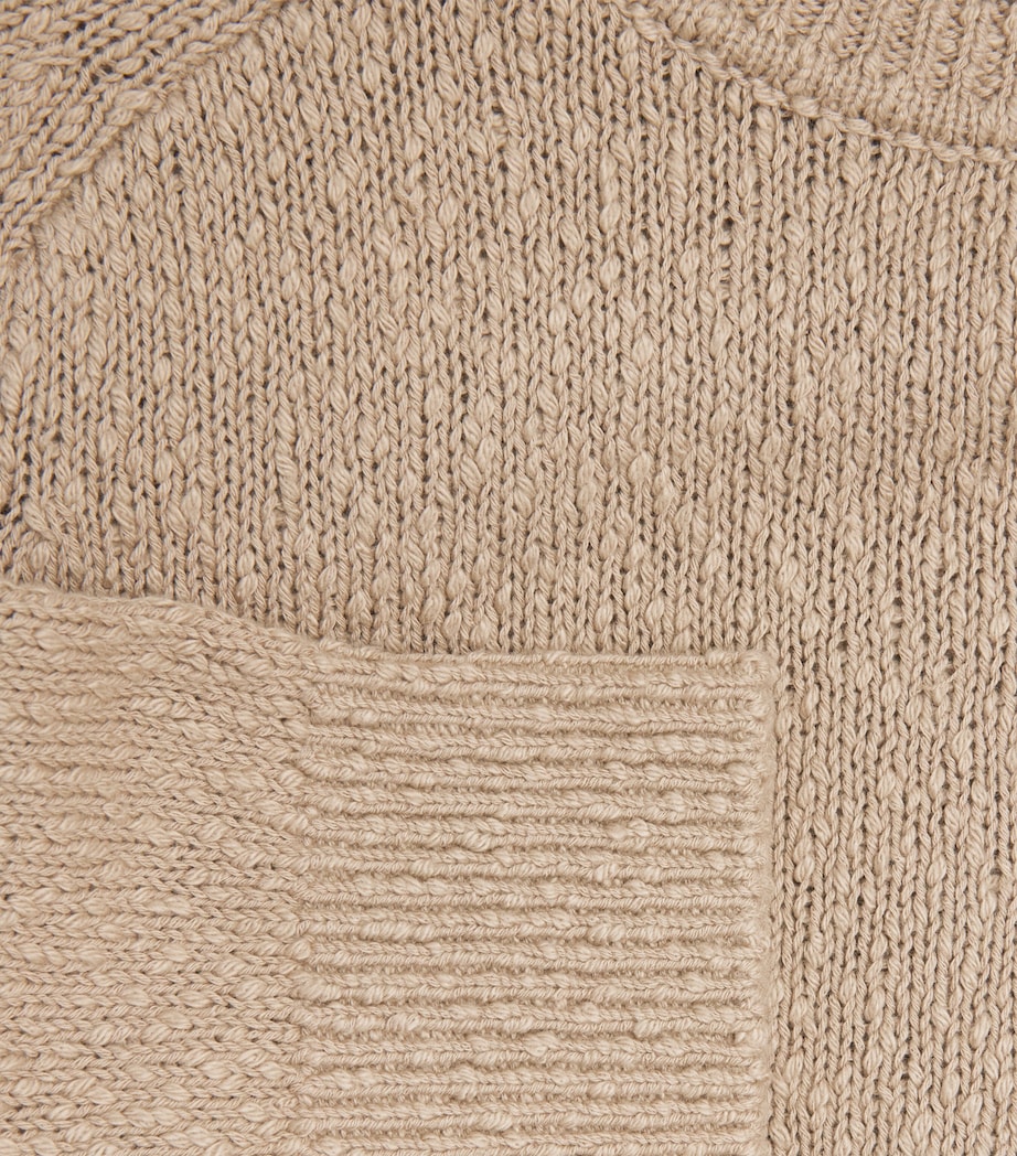 PAIGE Mens Cotton Bouclé Banuelo Sweater Farro Image 6