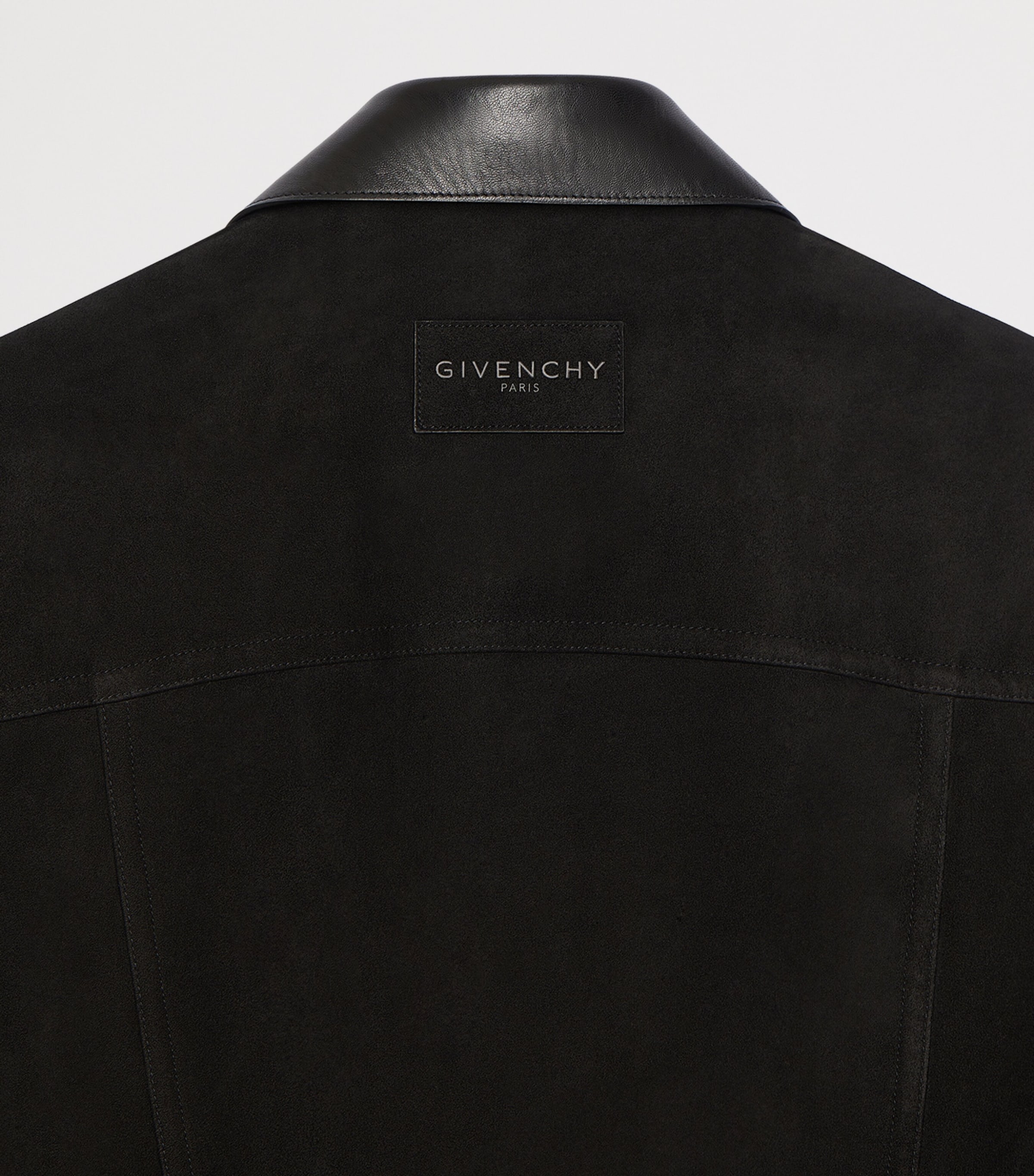Givenchy Mens Sheepskin Trucker Jacket Image 4