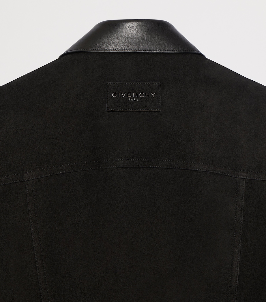 Givenchy Mens Sheepskin Trucker Jacket Image 4