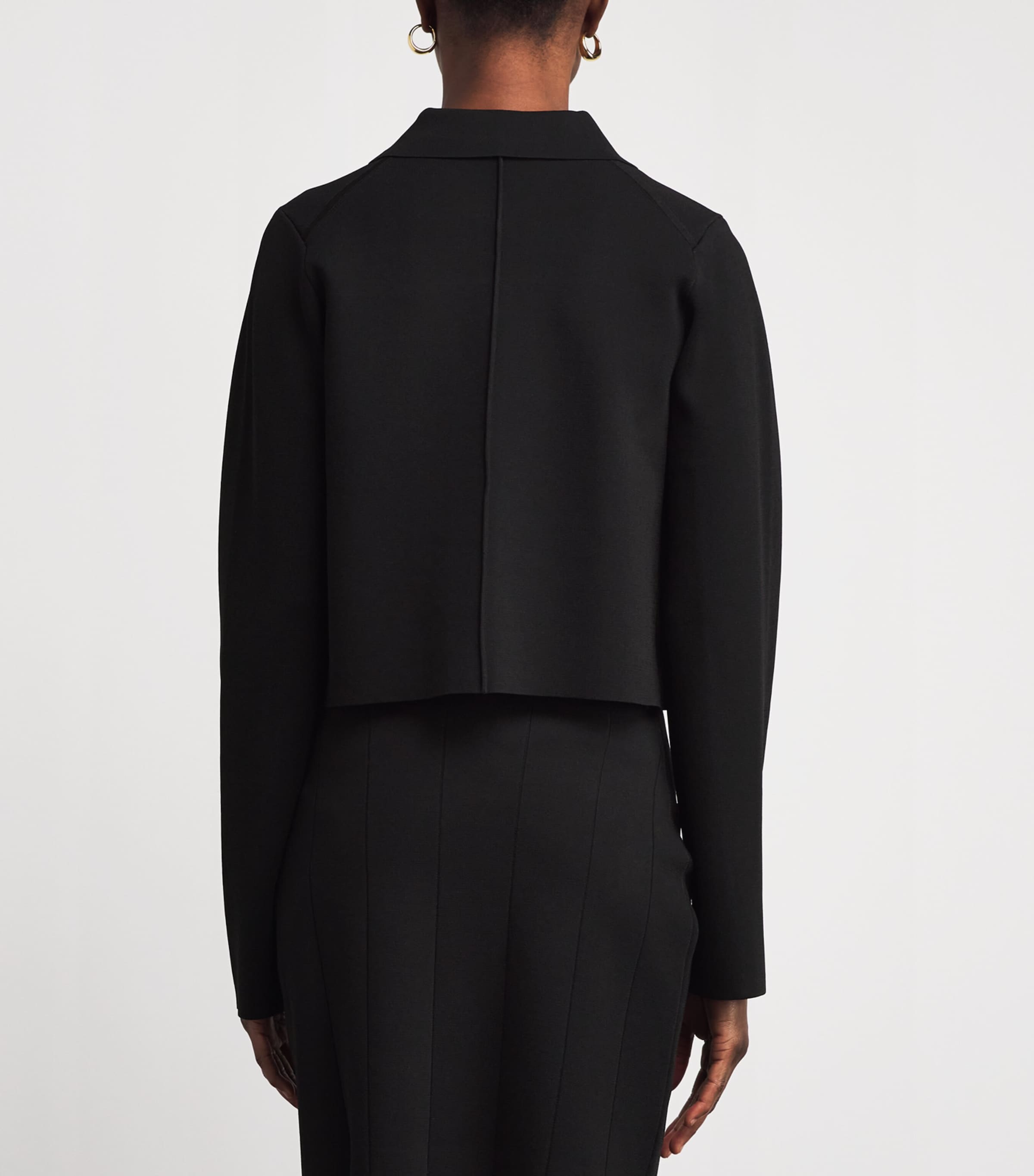 Milano-Knit Gare Compact Jacket BLACK Image 4