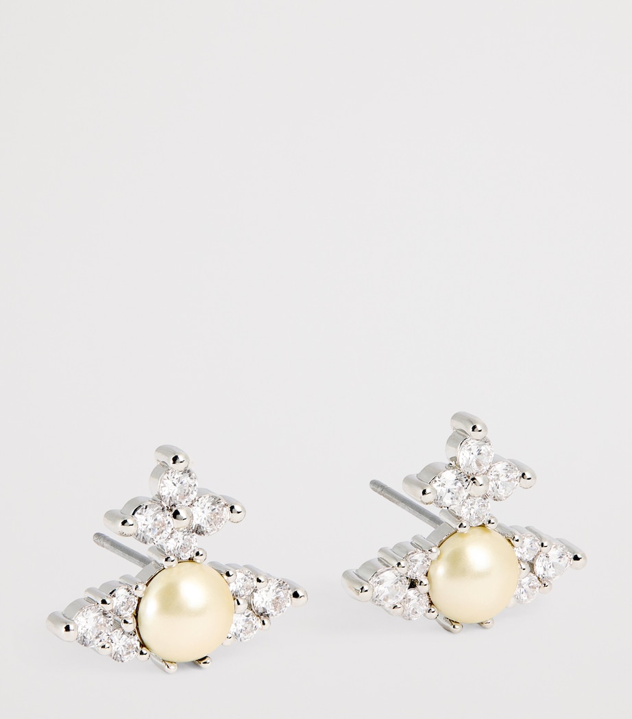 Feodora Earrings PLATINUM CREAMROSE Image 3