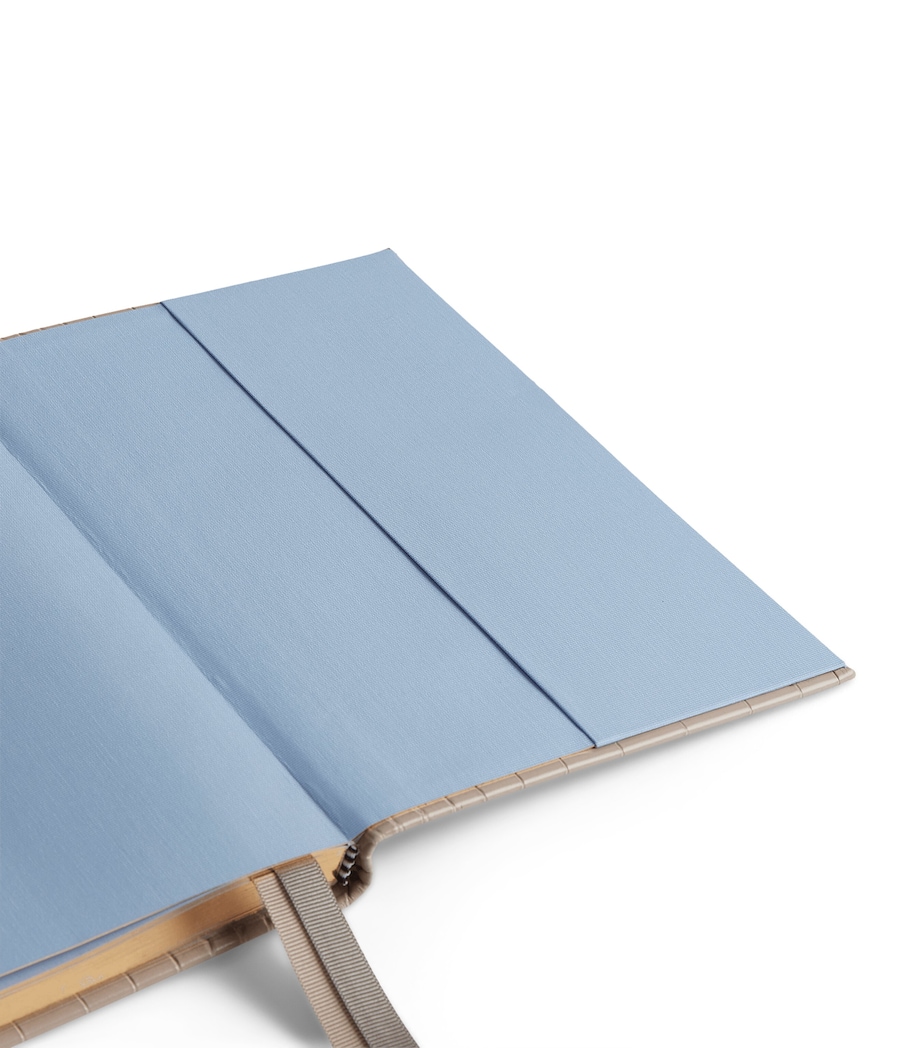 Mara Leather Croc-Embossed A5 Soho Diary 2026 SANDSTONE Image 4