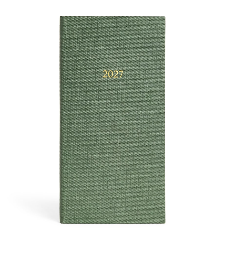 Harrods Slim 2027 Diary Green Image 1