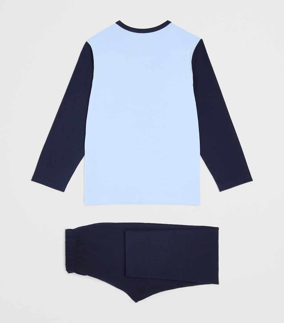 Polo Print Pyjamas (3-14 Years) U3 AZZURRO Image 2