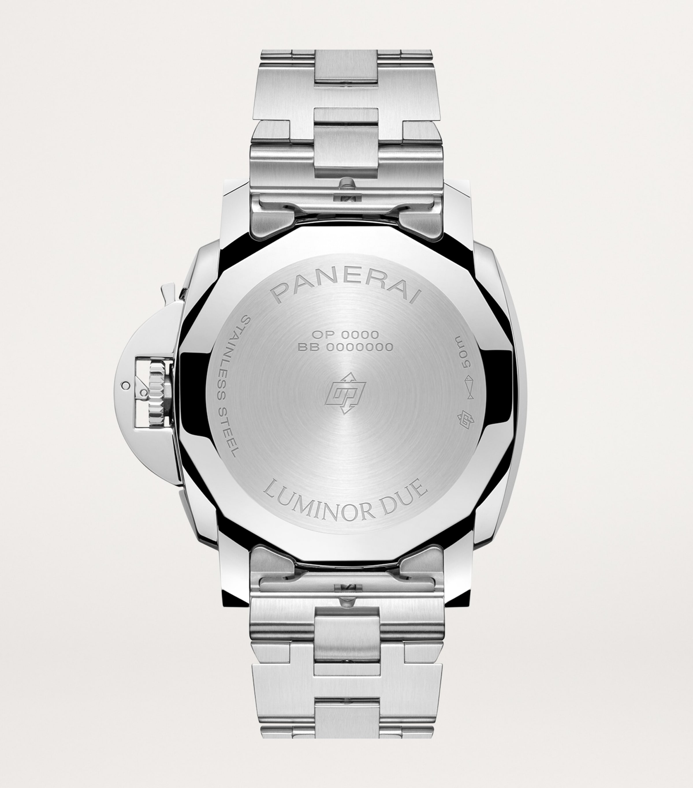 Stainless Steel Luminor Due Watch 42mm RED Image 2