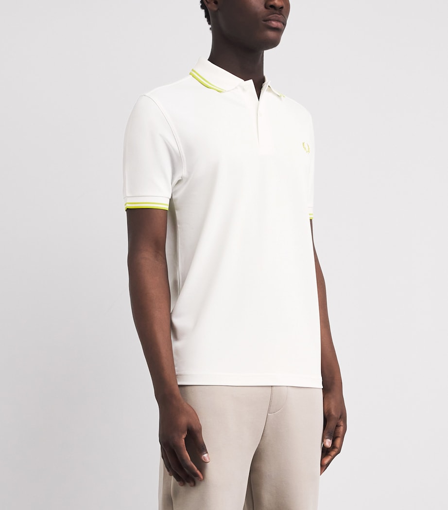 Fred Perry Mens Tennis Polo Shirt White Image 4