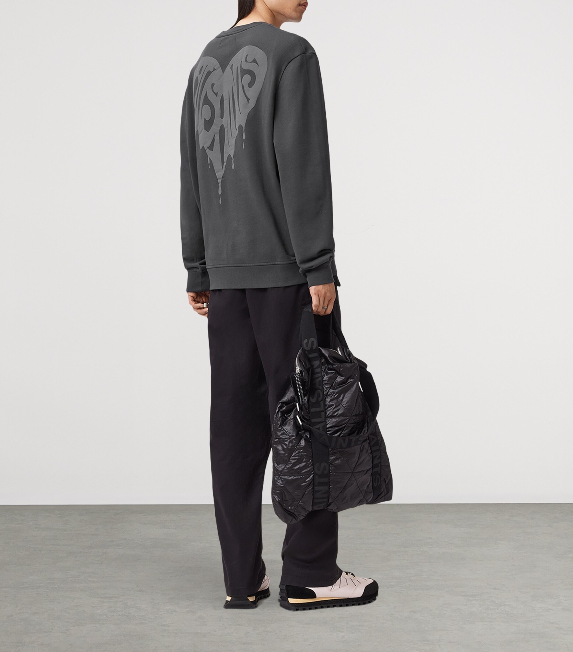 Cotton Trip Sweatshirt WASHED BLACK Image 5