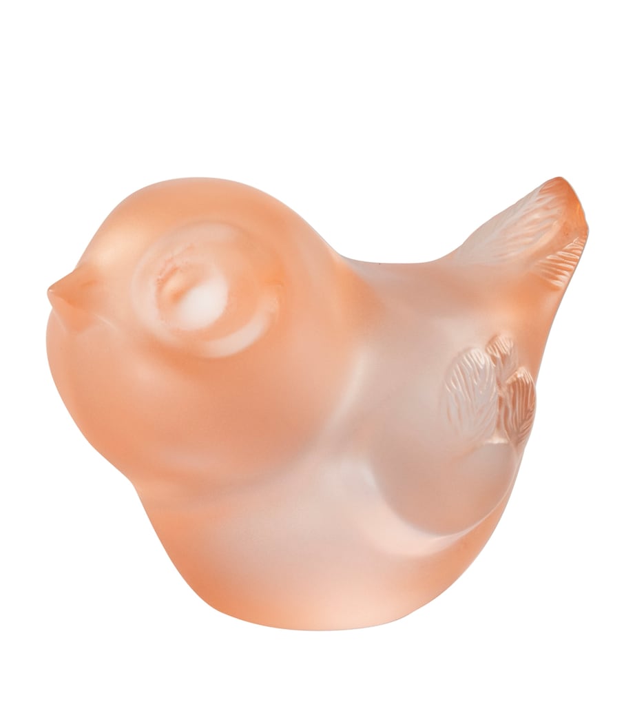 Lalique Piou-Piou Head Up Sculpture (5.5cm) Incolore Image 1