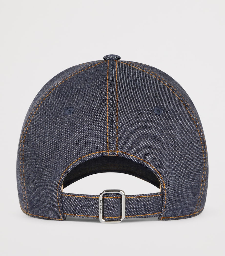 Denim Logo Baseball Cap INDIGO BLUE Image 3