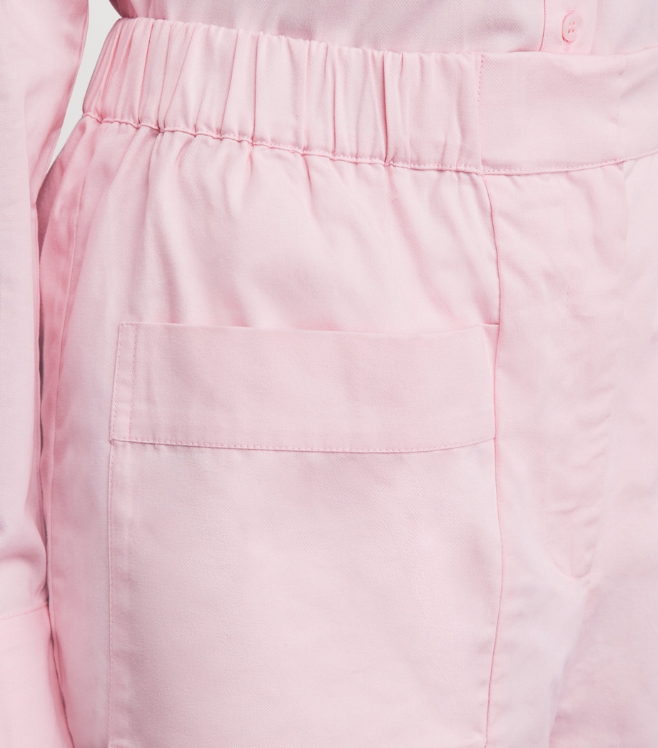 Maje Womens Cotton Shorts Pink Image 3