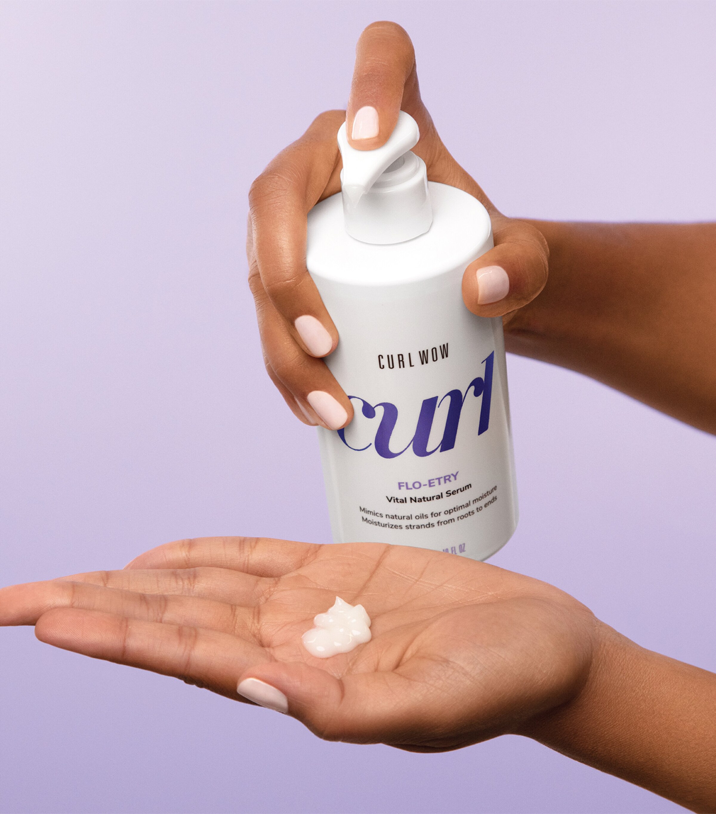 Curl Wow Flo-etry Vital Natural Curly Hair Serum (295ml) NO COLOUR Image 3