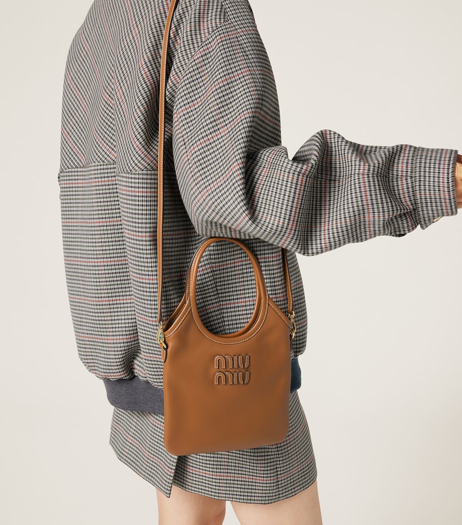 Leather Ivy Top-Handle Bag F0046 Image 7