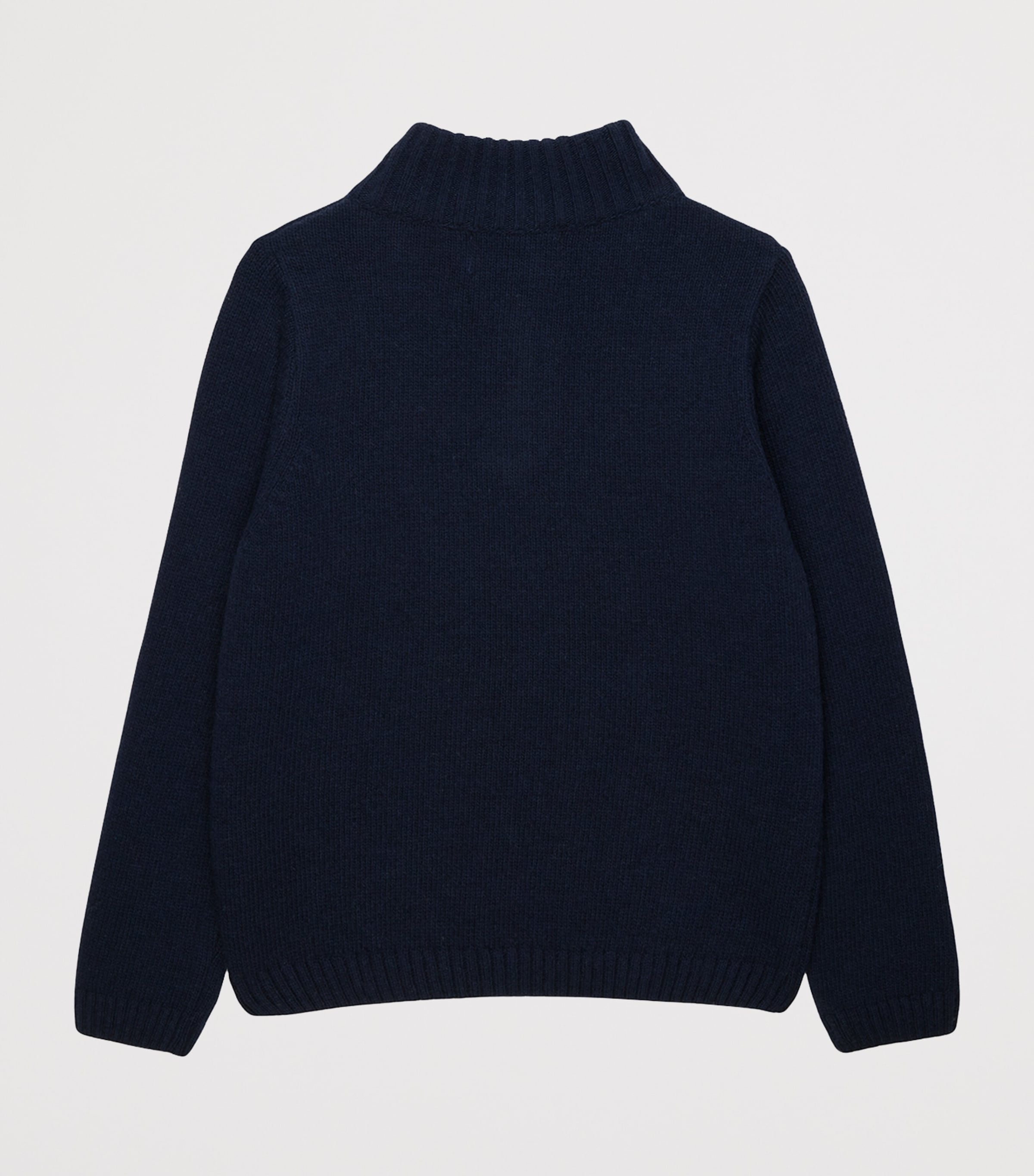 Trotters Blue Half-Zip Benji Beagle Sweater (2-5 Years) | Harrods UK