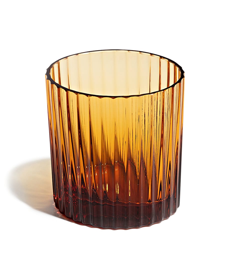 Set of 6 Nastri Stemless Wine Glasses (300ml) AMBER Image 1