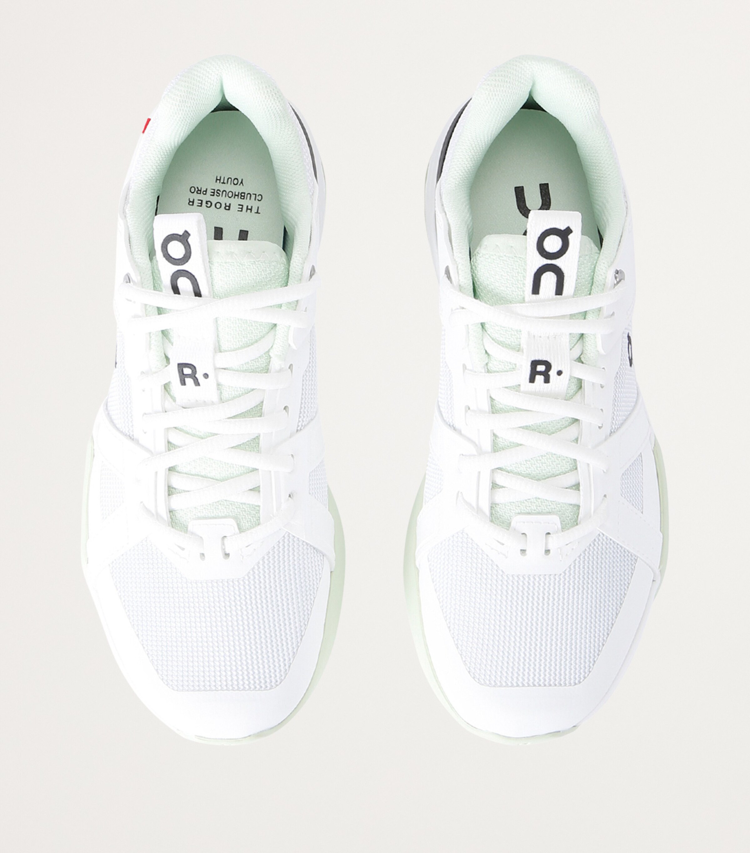 On THE ROGER Clubhouse Pro Youth Trainers White Image 4