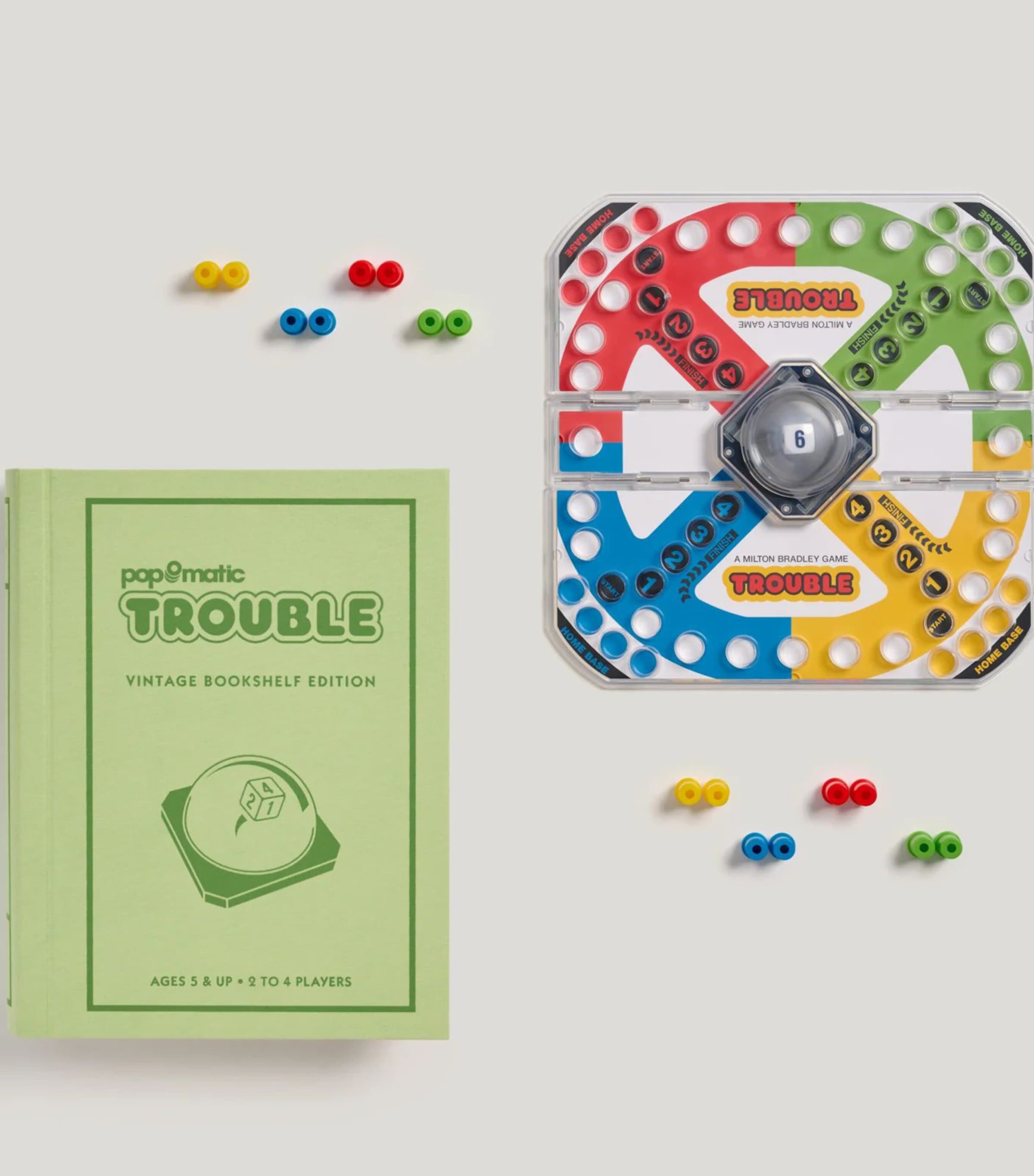 Trouble Vintage Bookshelf Edition Board Game MULTI Image 4