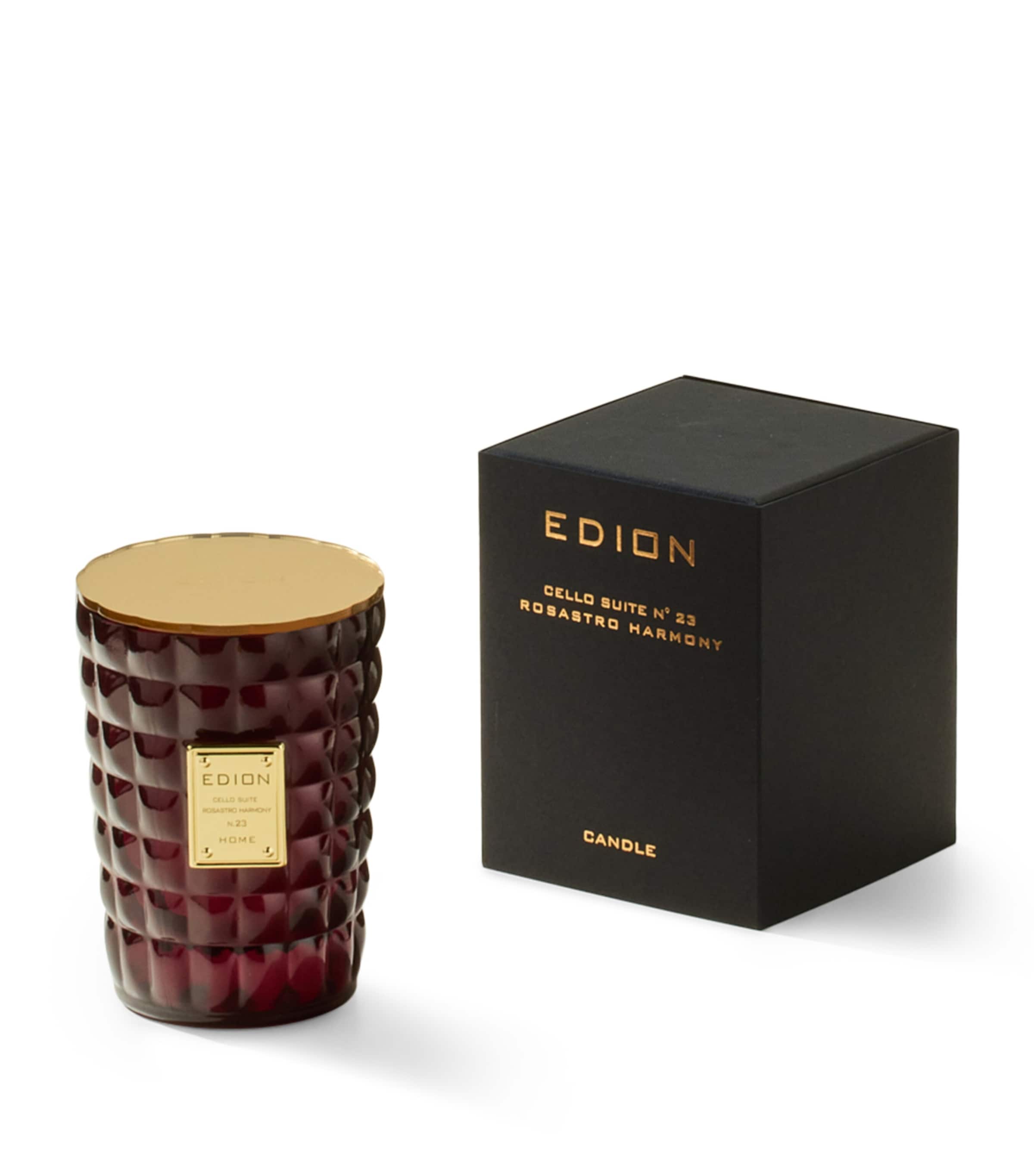 EDION Cello Suite No.23 Rosastro Harmony Candle (300g) Burgundy Image 1