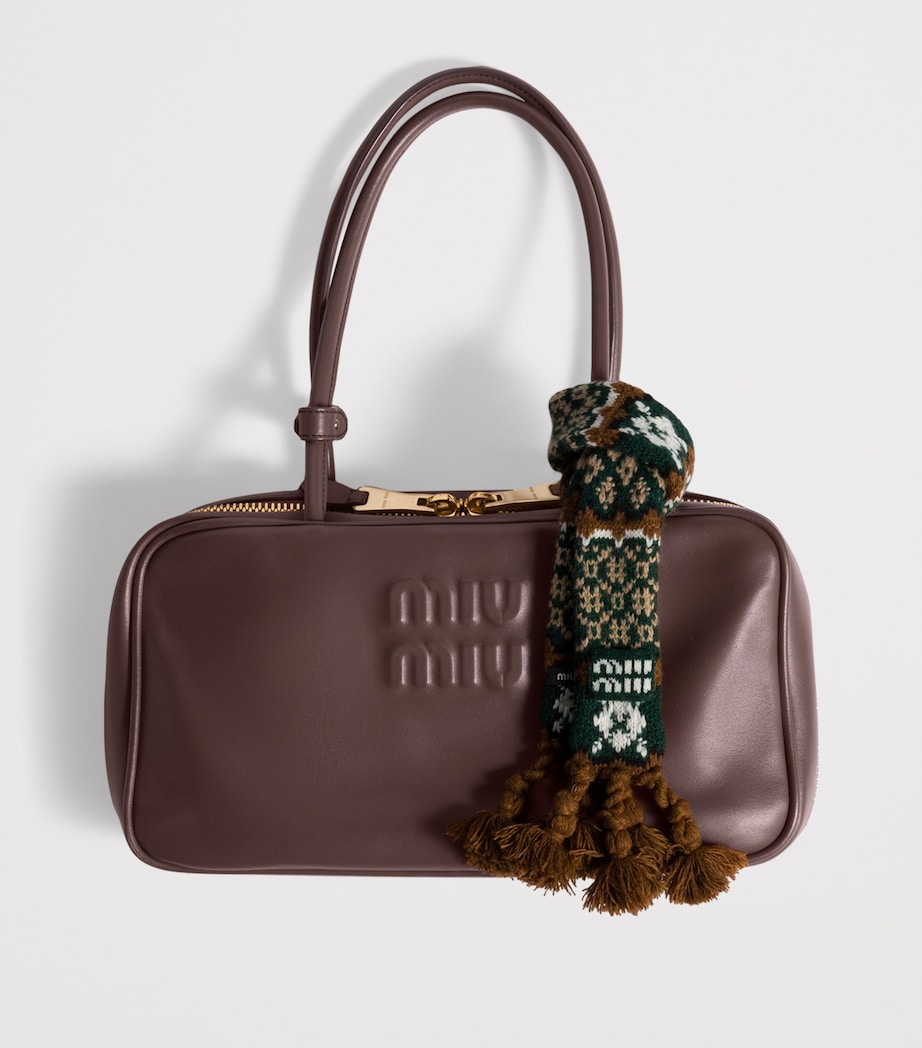 Miu Miu Wool-Cashmere Knitted Bag Charm Image 2