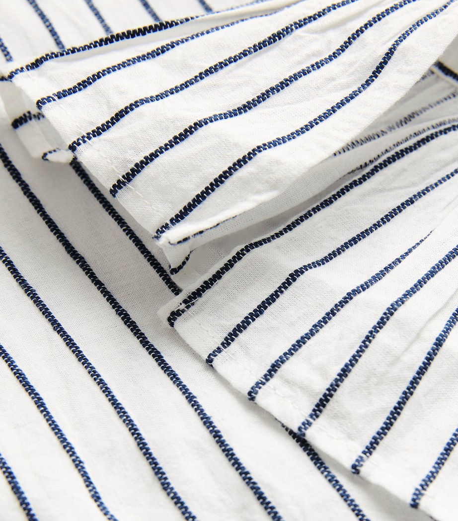 Cotton Voile Kew Blouse NAVY STRIPE Image 5