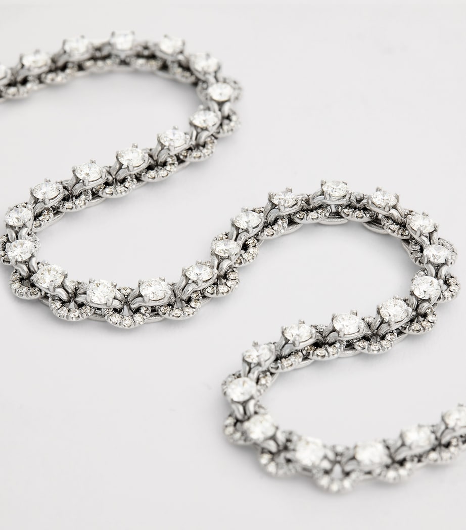 White Gold and Diamond Lumia Necklace WHITE GOLD Image 5
